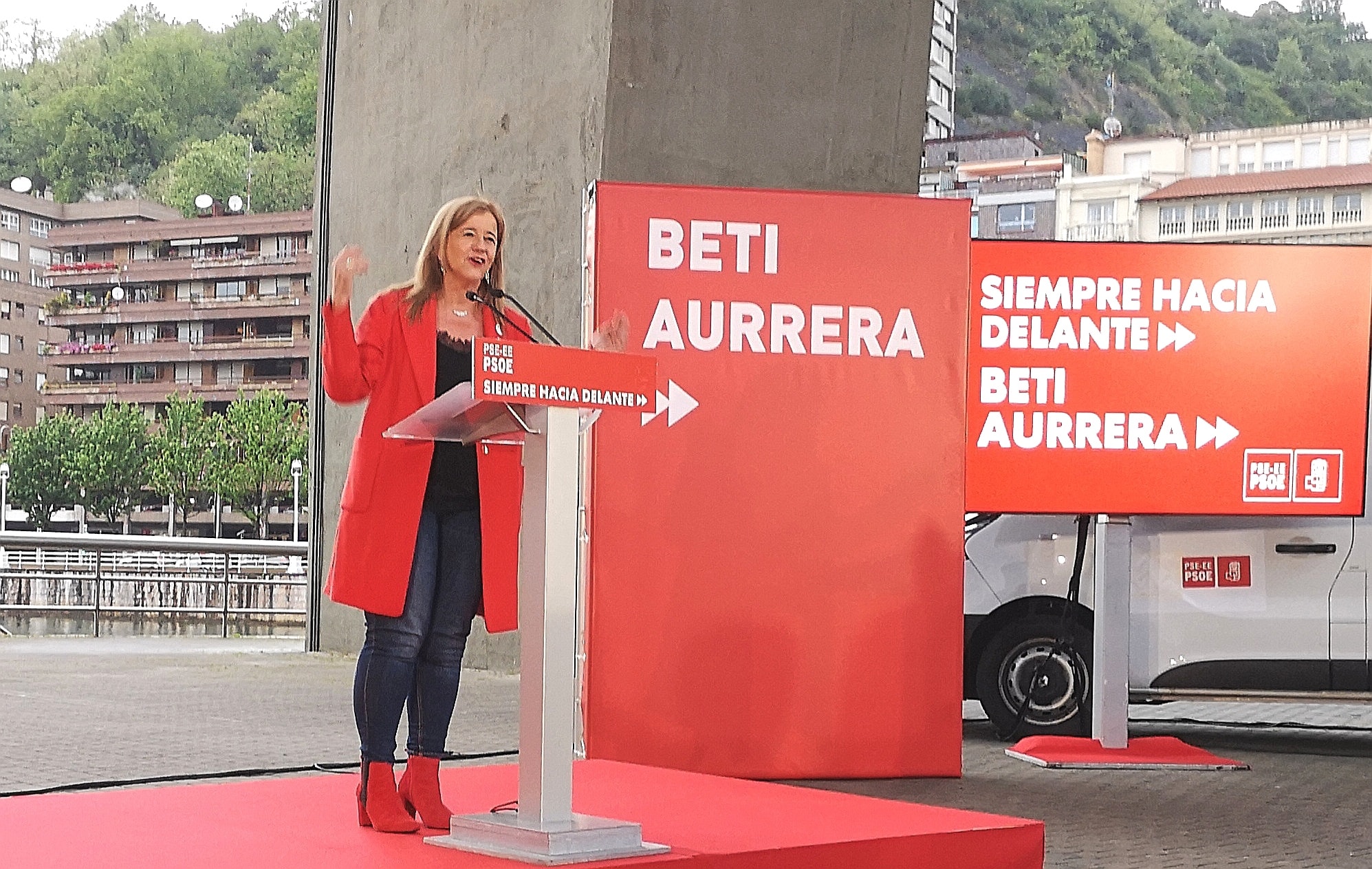 Teresa Laespada, Inicio campaña Bilbao Municipales y Forales 2019